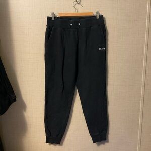 Ripndip Black Jogger Sweatpants with Embroidered Logo